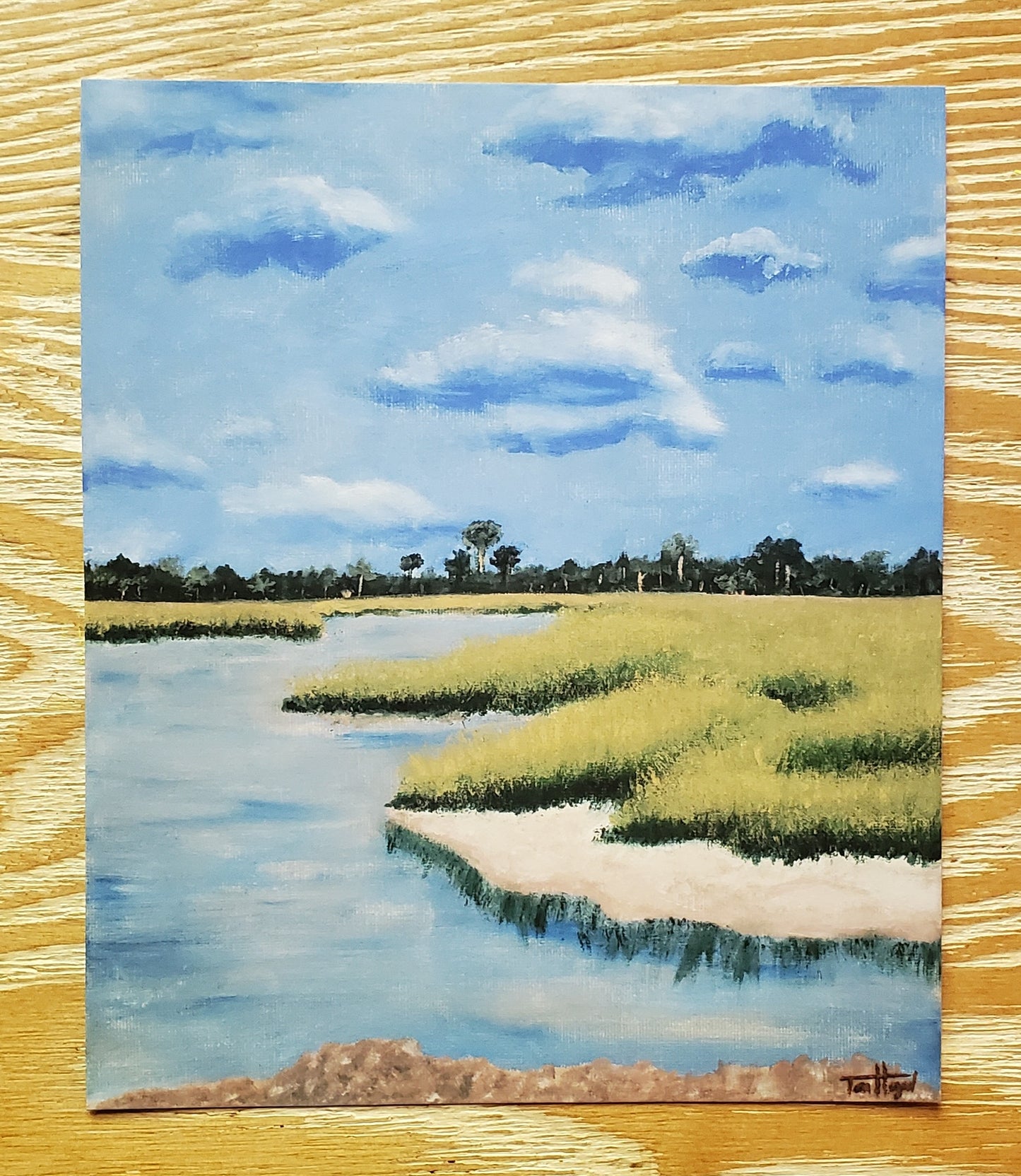 Bogey Creek Preserve | Florida Salt Marsh Original Painting Print