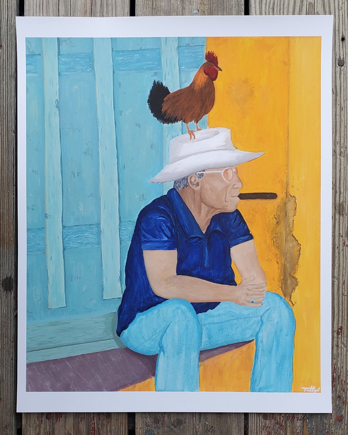 El Hombre Pollo | Chicken Man Art Print - LIMITED EDITION