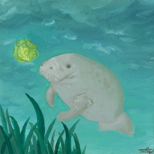 Manatee Art Print